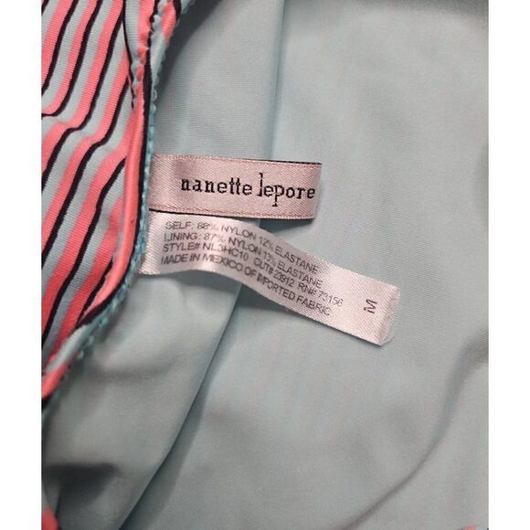 Nanette Lepore High Cut Strappy One Piece Swimsuit Women's Size Medium - Picture 4 of 4